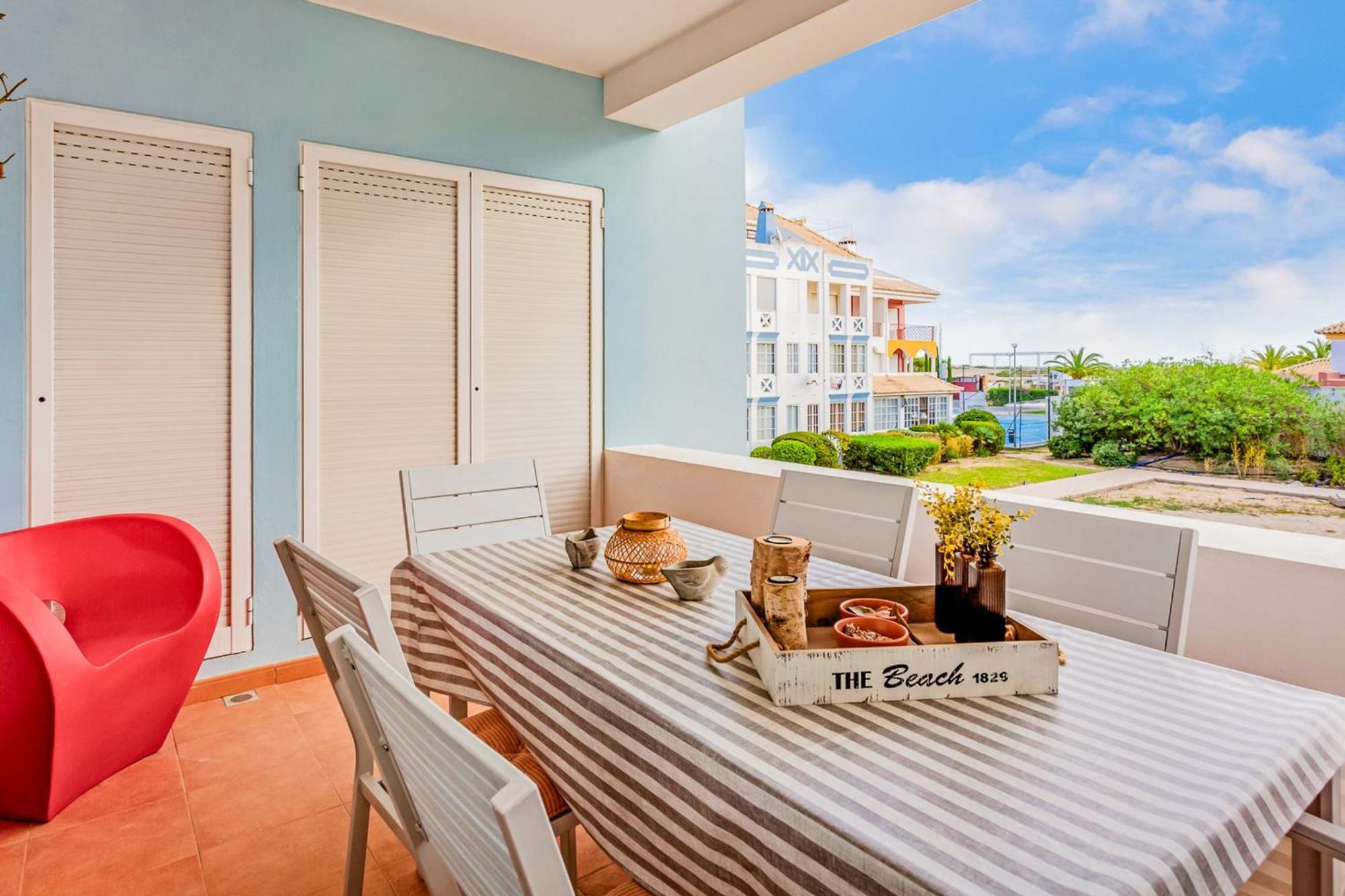 Golden 1 Bdr Flat W/ Balcony & Pool By Lovelystay Cabanas De Tavira Kültér fotó
